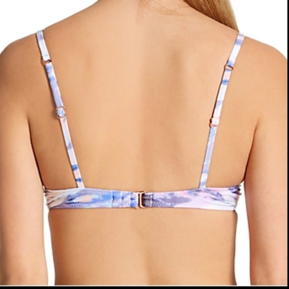 RAISINS - Purple Tie Dye Push Up Bikini Top - Picture 3 of 9